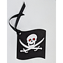 Drapeau pirate à plat